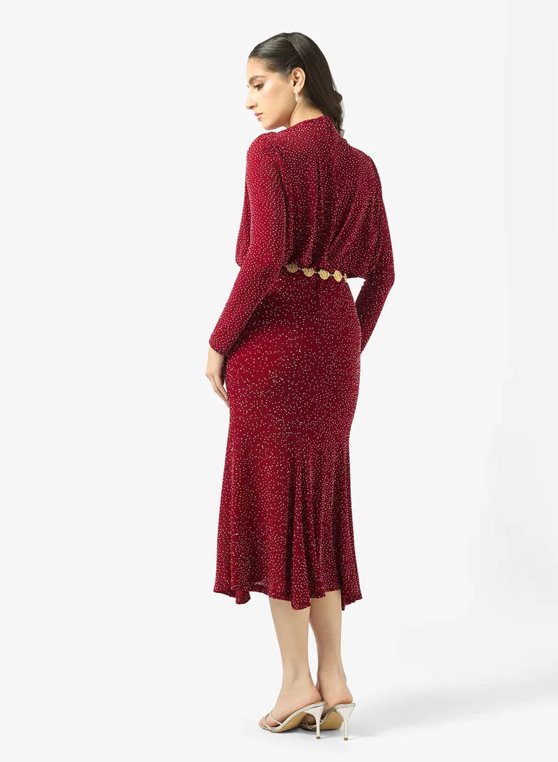 خزانة Polka Print Dress